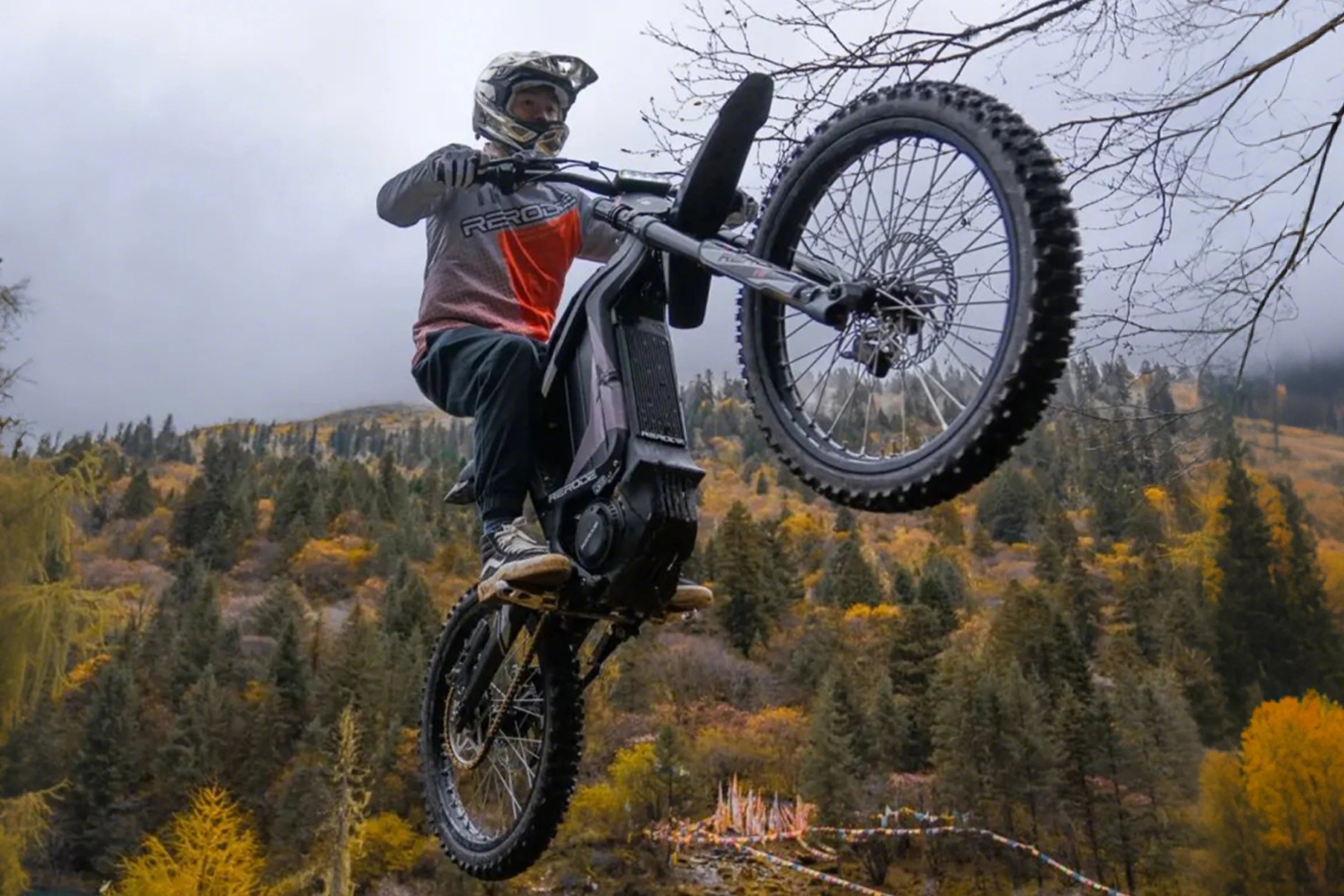 RERODE R1 Offroad Electric Bike – 72V 8000W Mid-Drive Motor, 330Nm Torque, 35Ah Battery, 19" Off-Road Tires
