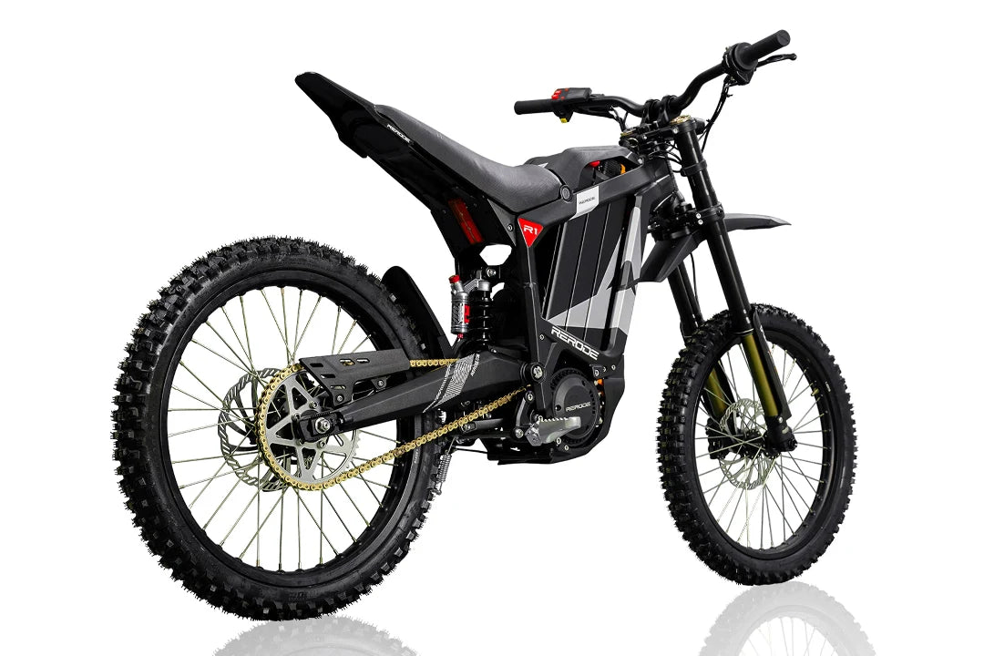 RERODE R1 Offroad Electric Bike – 72V 8000W Mid-Drive Motor, 330Nm Torque, 35Ah Battery, 19" Off-Road Tires