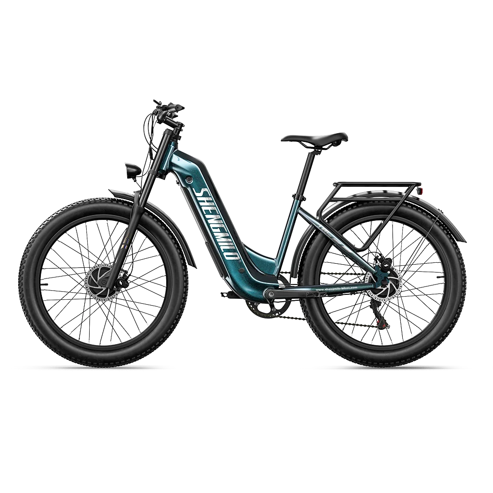 Shengmilo S700 Electric Bike for Adults – 2000W Dual Motor Fat Tire Ebike, 31MPH, 48V 17.5Ah Samsung Battery, 26"×3.0" Full Suspension E-Mountain Bike