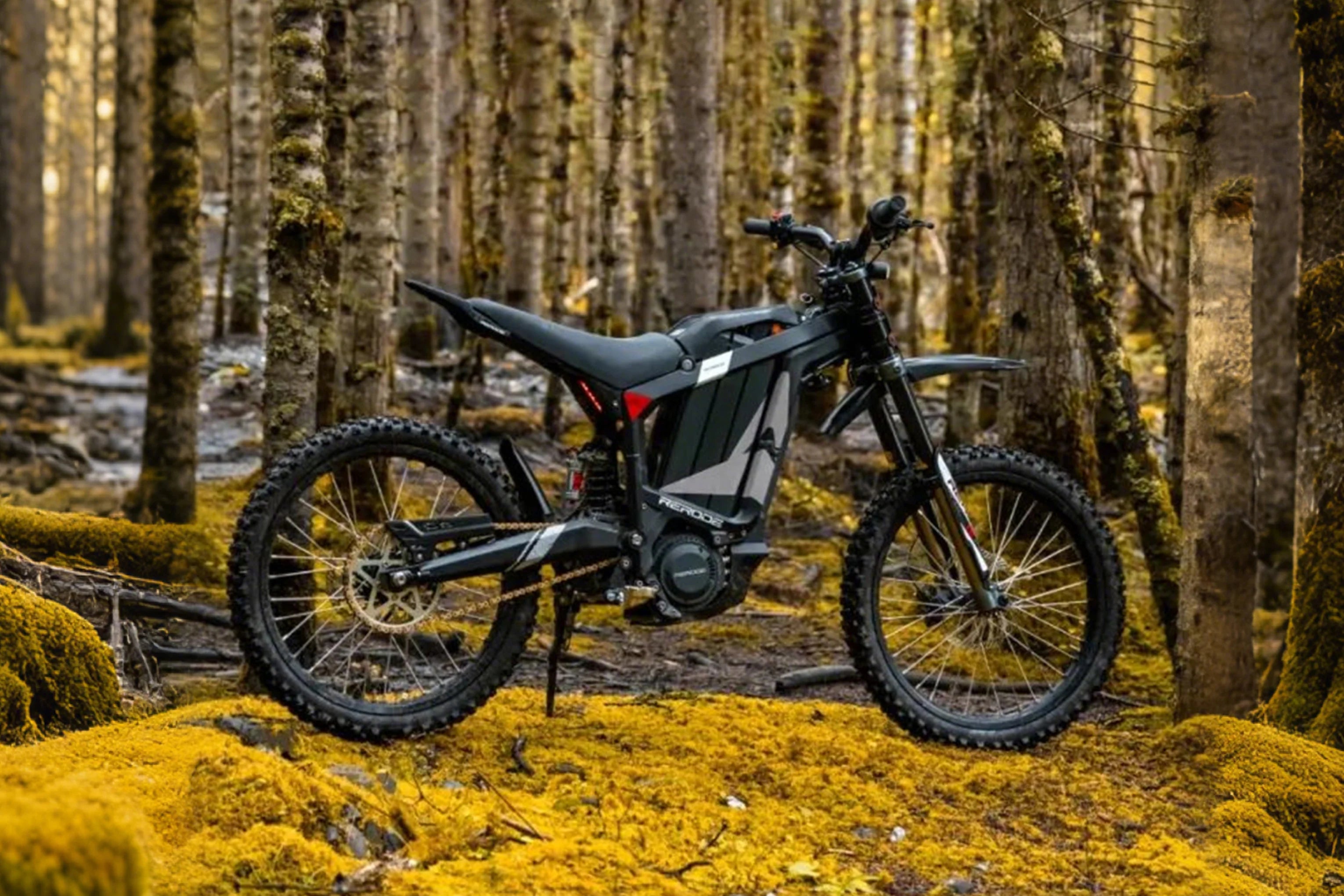 RERODE R1 Offroad Electric Bike – 72V 8000W Mid-Drive Motor, 330Nm Torque, 35Ah Battery, 19" Off-Road Tires