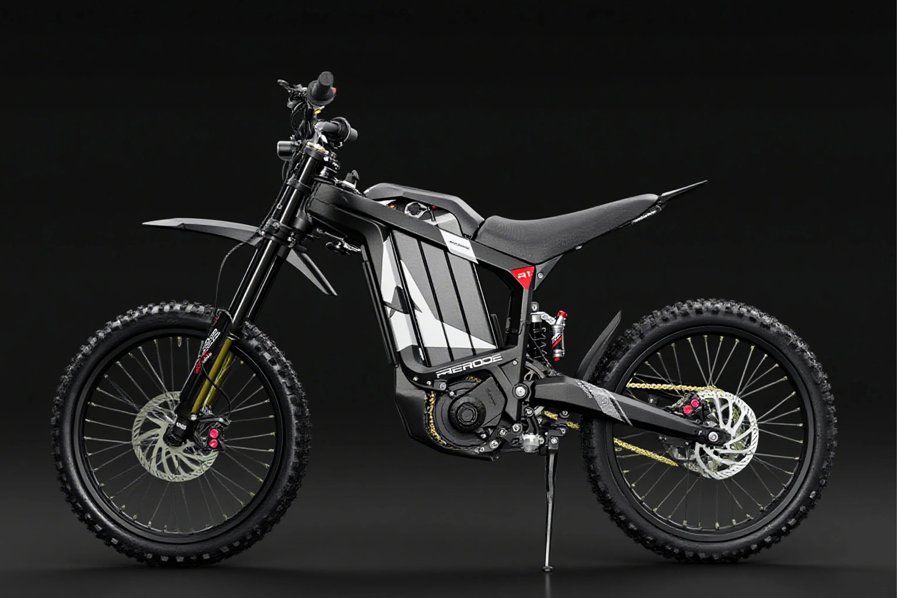 RERODE R1 Offroad Electric Bike – 72V 8000W Mid-Drive Motor, 330Nm Torque, 35Ah Battery, 19" Off-Road Tires