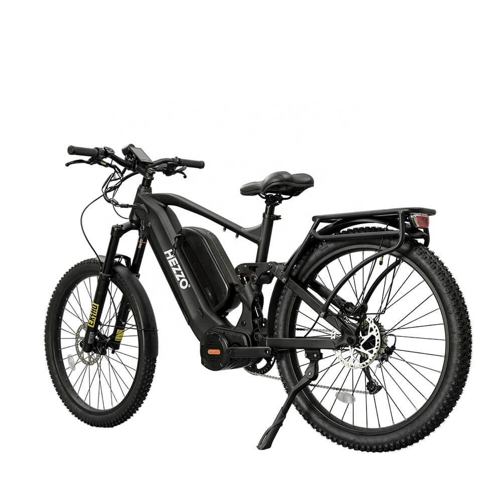 HEZZO K8 Dual Battery Electric Bike – Bafang M620 52V 1000W Mid-Drive, 40Ah Samsung/LG Battery, 27.5"×3.0" Kenda Fat Tire